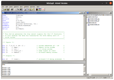 Programmable Logic Software Example A first look at programmable logic