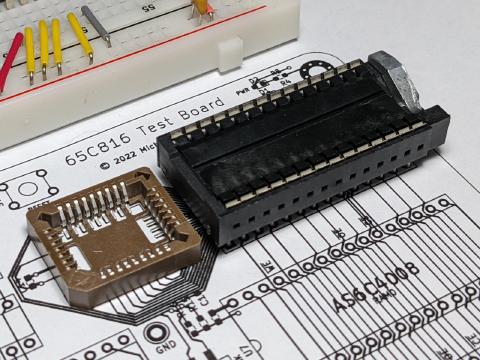 Building a 65C816 test board