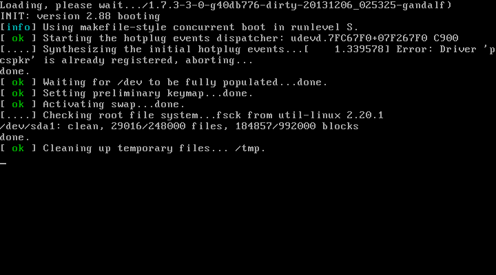 debian unetbootin boot error