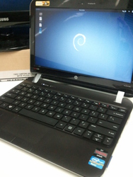 Debian 7 running on a HP dm-1