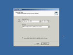 ReactOS Install - Date and Time
